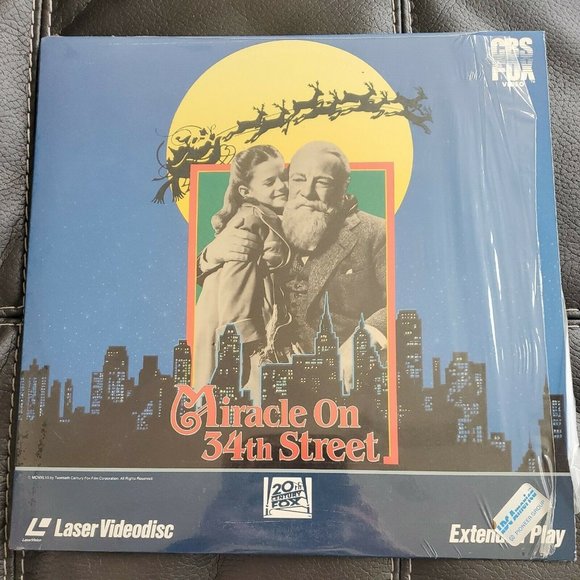 Other - "Miracle on 34th Street" Extended Play Laserdisc LD - Gene Lockhart